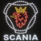 scania truck ledlogo griffioen 45 x 45 cm