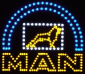 M.A.N. LEDLOGO 45 x 45 cm