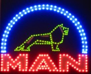 M.A.N. LEDLOGO 45 x45 cm