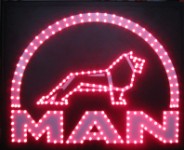 M.A.N. LEDLOGO 45x 45 cm M.A.N. LEDLOGO 45x 45 cm