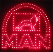 M.A.N. ledlogo 45x35cm M.A.N. ledlogo 45x35cm